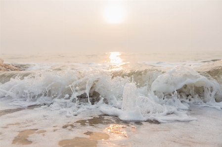 Sea morning soft wave Photo