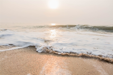 Sea morning soft wave Photo