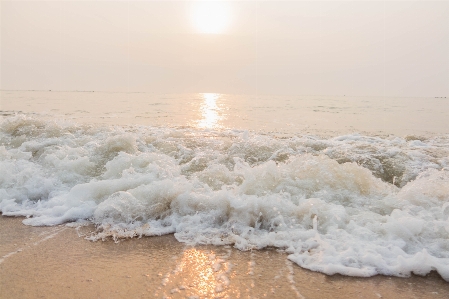 Sea morning soft wave Photo