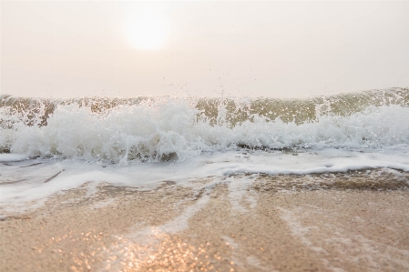 Sea morning soft wave Photo