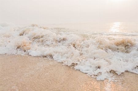 Sea morning soft wave Photo