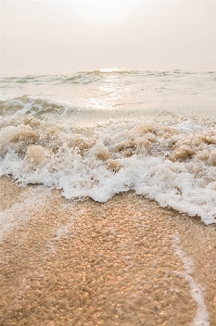 Sea morning soft wave Photo