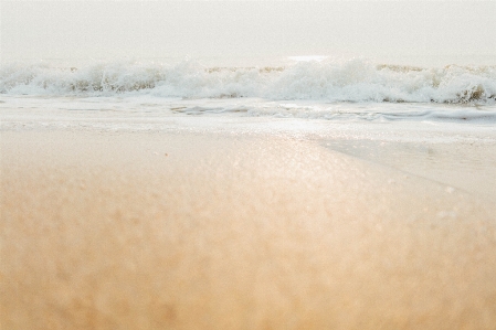 Sea morning soft wave Photo