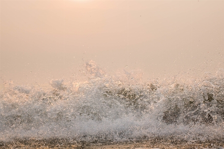 Sea morning soft wave Photo