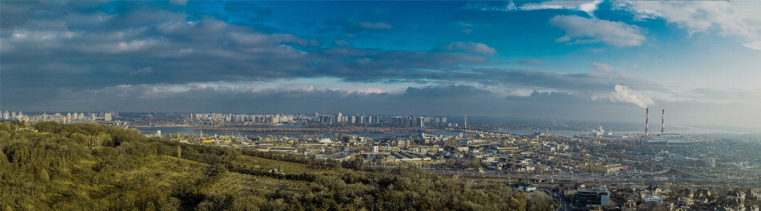 City panorama industrial wide Photo