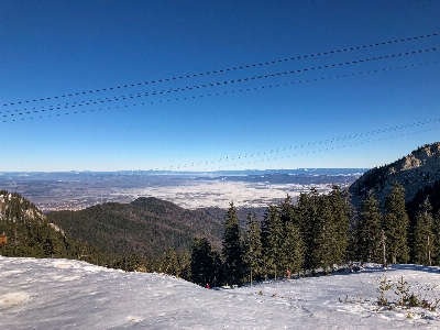 Mountain snow winter mountainous landforms Photo