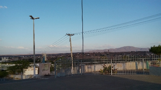 Sky poles landscape street Photo