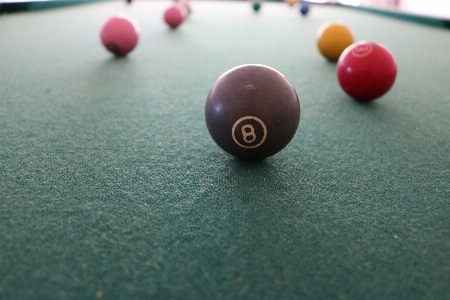 Foto Bola delapan snooker permainan