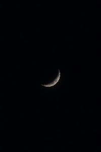 Moon crescent black nature Photo