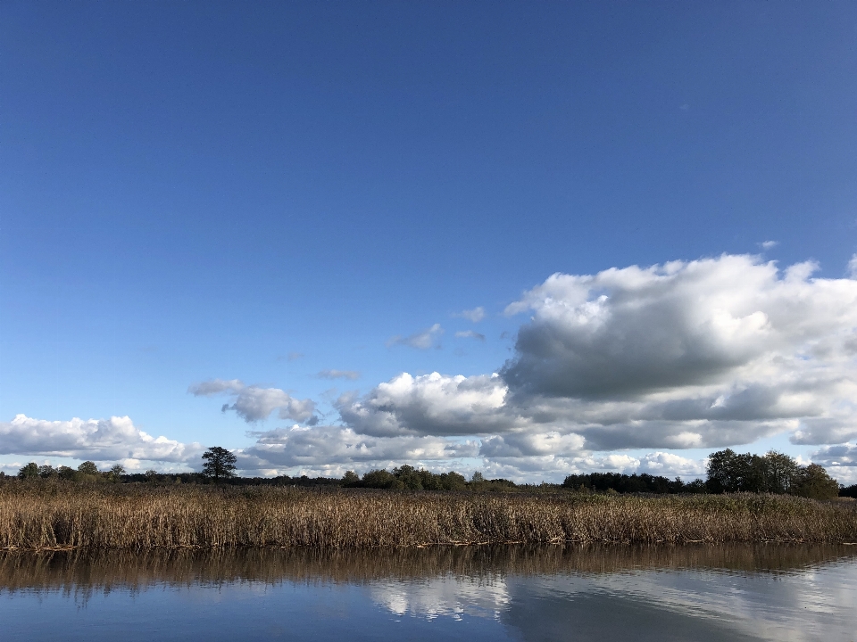 Giethoorn
 hollande lac ciel