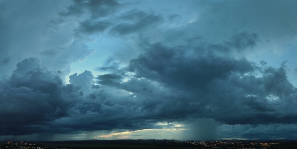 Clouds rain sky city Photo