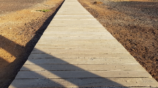 Beach path wooden shadow Photo