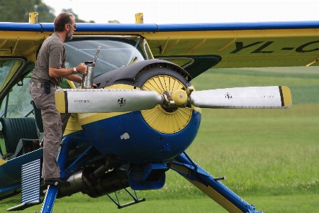 Wilga pz04 preflight propeller Photo