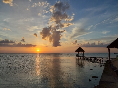 Landscape sunset nature ocean Photo