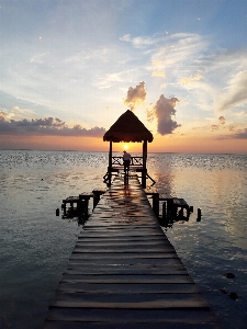 Landscape sunset nature ocean Photo