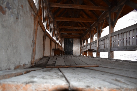 Wood floor castle ruins Photo