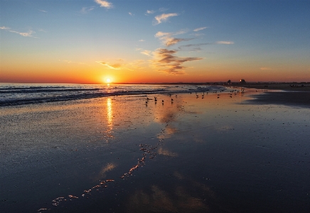 Mirror reflection sky horizon Photo