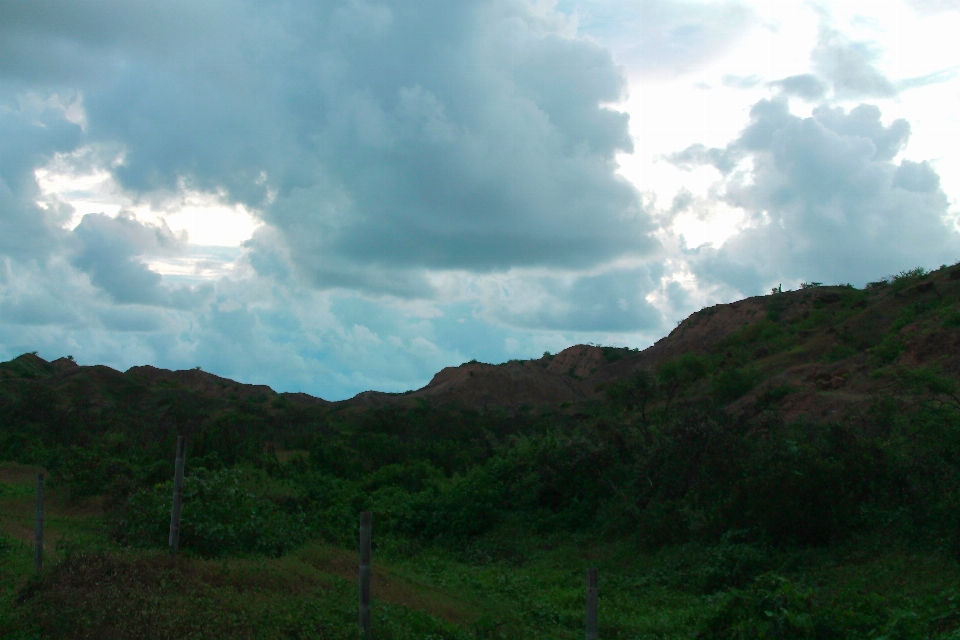 Hill natural highland sky