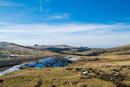 Hiking trail mountain volcanic landscape Photo