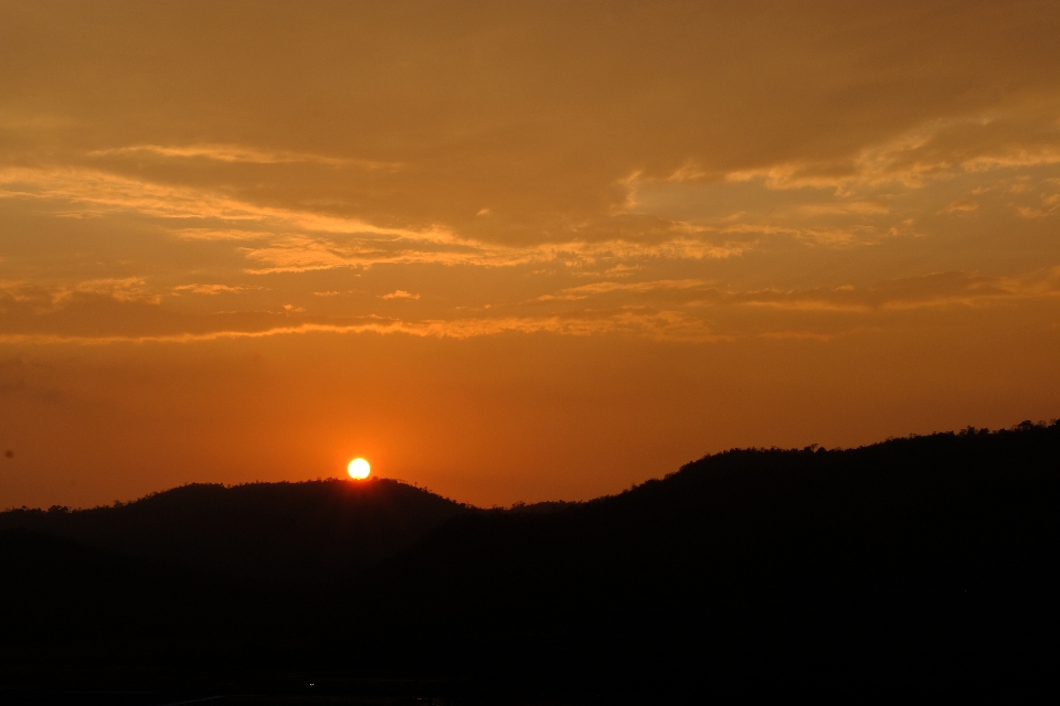 Scenery sky sunset horizon