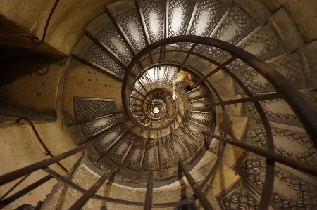 Paris stairs spiral architecture Photo