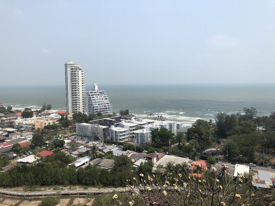 Ciudad cielo mar paisaje