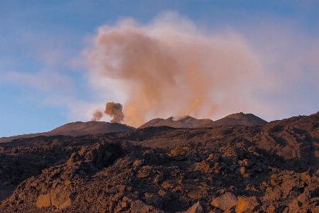 Natural sky smoke mountain Photo