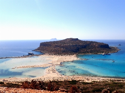 Greece crete balos beach sand Photo