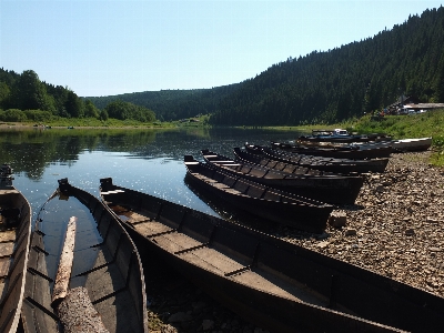 Nature river russia village Photo