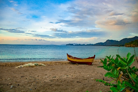 Boats beaches sand nets Photo