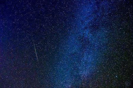 Milky way stars meteorite Photo