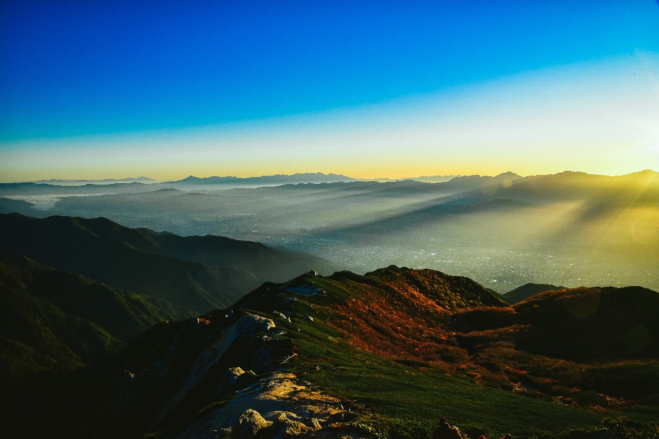 Sky mountainous landforms mountain nature