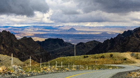 Natural mountainous landforms highland mountain Photo