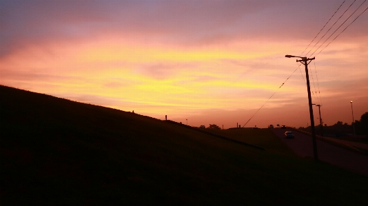 Scenery sky afterglow cloud Photo