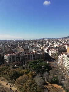 Barcelona sky urban area metropolitan Photo