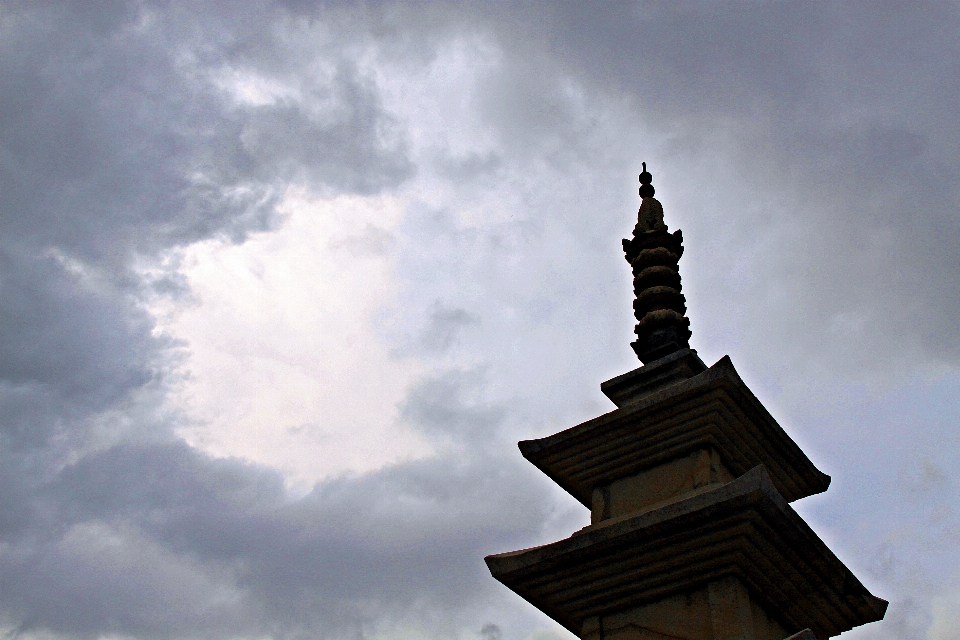 Templo cielo nube torre