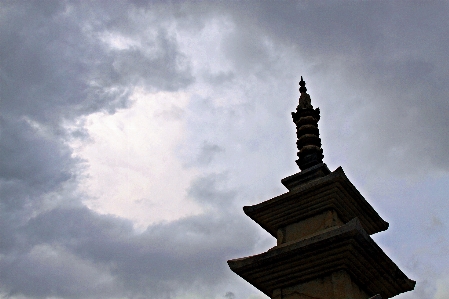 Temple sky cloud tower Photo