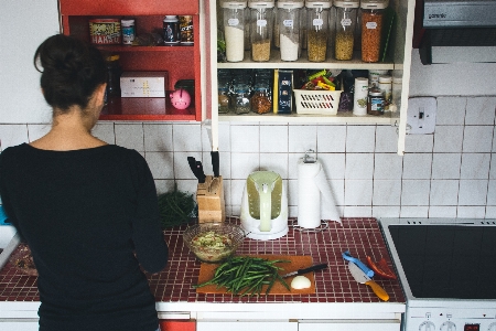 Room kitchen drink refrigerator Photo