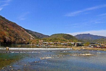 Japan body of water highland sky Photo