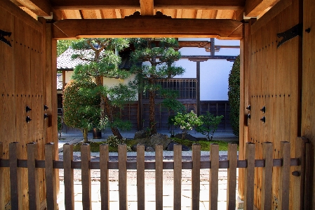 Japan property house fence Photo