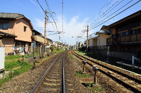 Japan track transport train station Photo