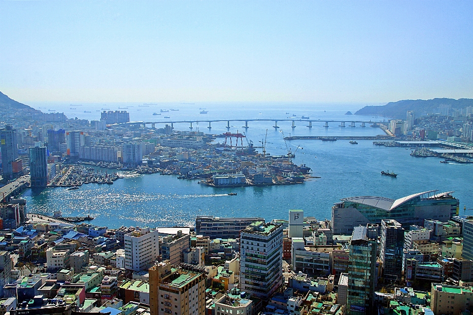 Corea busán
 puerto área metropolitana
