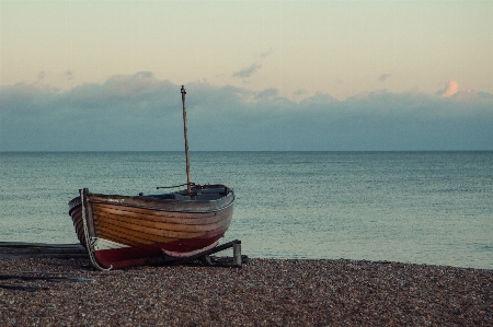 Sky sea boat beach Photo