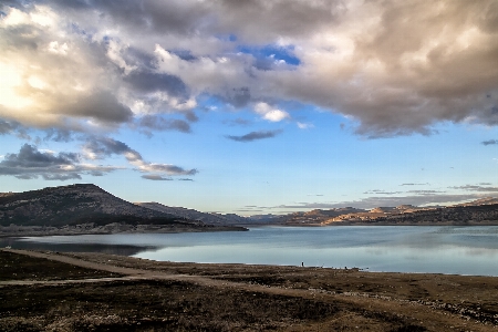 Landscape lake water mountain Photo