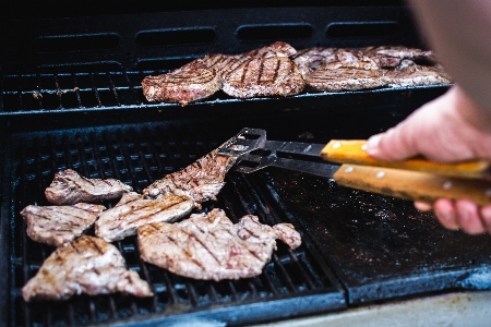 Foto Panggang memanggang
 panggangan barbekyu
 masakan