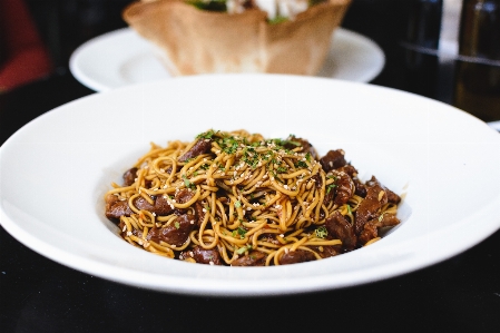 皿 料理 麺 食べ物 写真