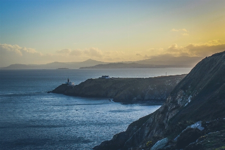 Sky body of water sea coast Photo