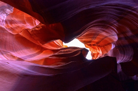 Canyon purple orange light Photo