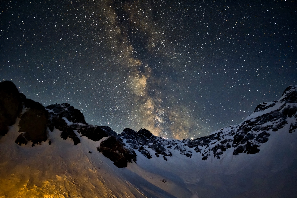 Naturel ciel nuit atmosphère