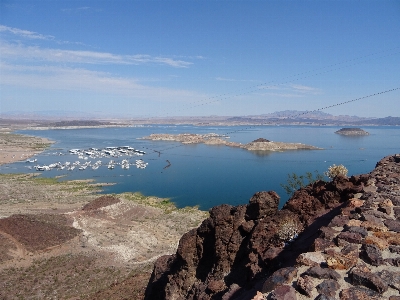 Foto Danau mead
 nevada badan air
 langit